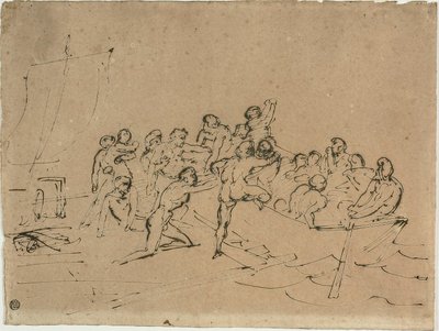 A Medúza tutajának túlélőinek megmentése alkotó: Jean Louis André Théodore Géricault