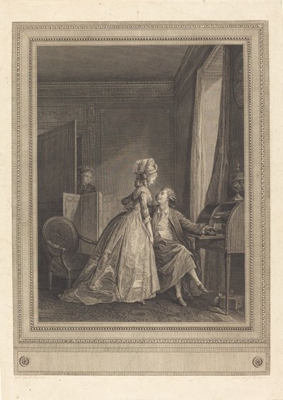 Vonzó ajánlatok alkotó: Jean Louis Delignon after Nicolas Lavreince