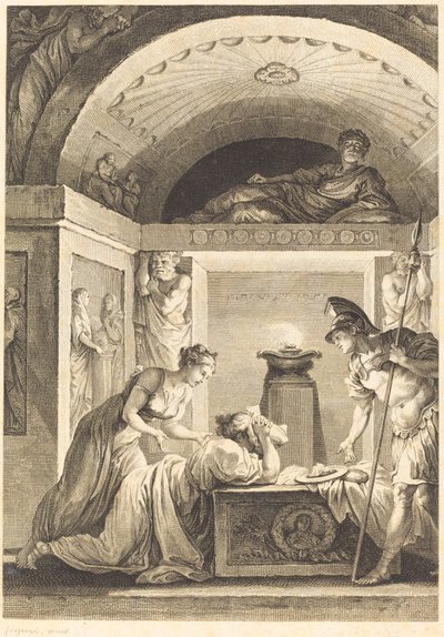Az efezusi matróna alkotó: Jean Louis Delignon and Antoine Jean Duclos after Jean Honoré Fragonard
