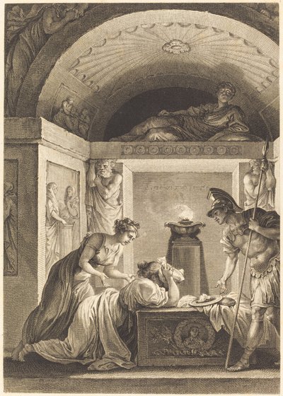 Az efezusi matróna alkotó: Jean Louis Delignon and Antoine Jean Duclos after Jean Honoré Fragonard