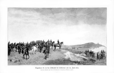 III. Napóleon a solferinói csatában, 1863, 1900. alkotó: Jean Louis Ernest Meissonier