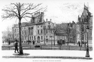 A ház Párizsban, a Boulevard Malesherbes felől, 1880-1882. alkotó: Jean Louis Ernest Meissonier