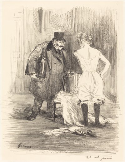 Eine Beschlagnahme von Jean Louis Forain