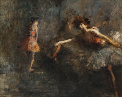 cirkuszi előadók; Cirkuszművészek, alkotó: Jean Louis Forain