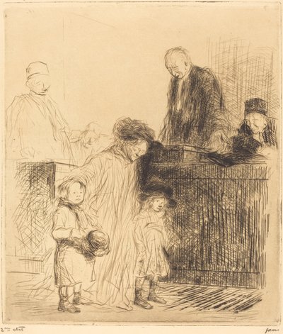 Kilépés a meghallgatásból (első lemez) alkotó: Jean Louis Forain