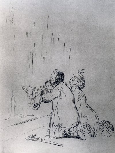 Flehen vor der Höhle von Jean Louis Forain