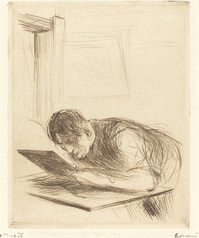 Forain Rézkarc (első lemez) alkotó: Jean Louis Forain