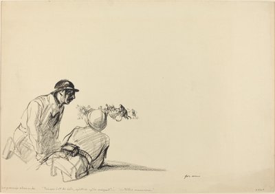 Német Advance, c. 19141919. alkotó: Jean Louis Forain