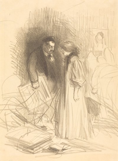 – Nem merem leszedni őket... túlságosan fájna neki. alkotó: Jean Louis Forain