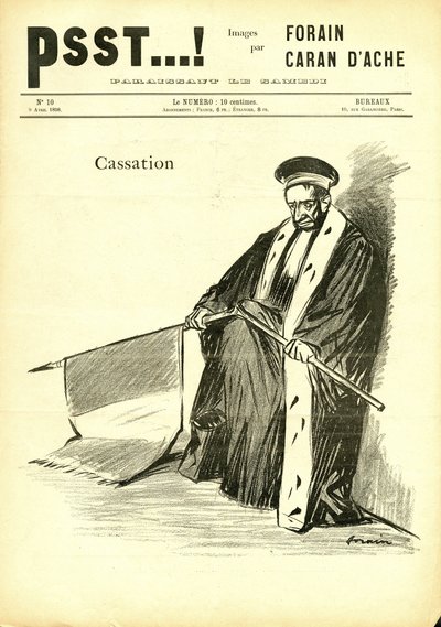 Illustration von Jean-Louis Forain (1852-1931) in Psst...! von Jean Louis Forain