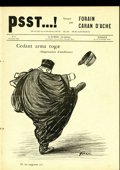 Illustration in Psst...! von Jean Louis Forain