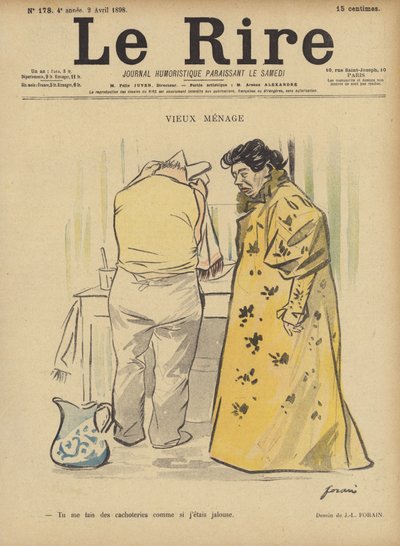 Illusztráció Le Rire alkotó: Jean Louis Forain