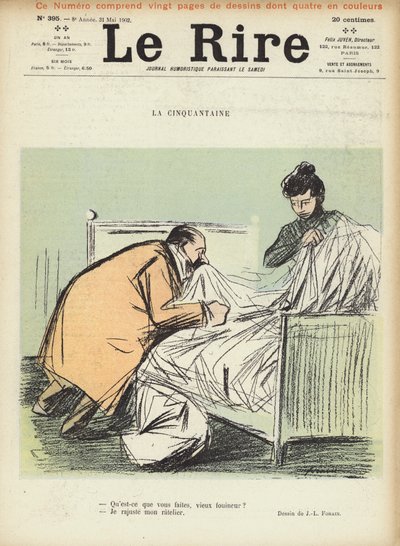Illusztráció Le Rire alkotó: Jean Louis Forain