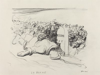 La Borne, Verdun von Jean Louis Forain