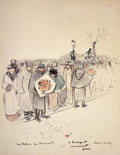 Le Retour du Proscrit, ca. 1895 von Jean Louis Forain