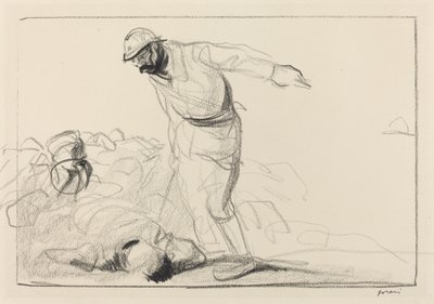 Verlorene Illusionen, wahrscheinlich 1918 von Jean Louis Forain