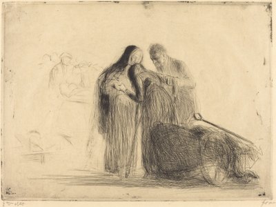 Lourdes, a bénult (második lemez) alkotó: Jean Louis Forain