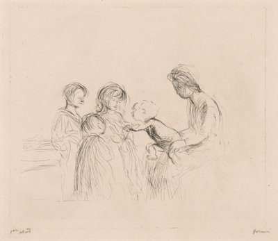 Madonna és a gyerekek alkotó: Jean-Louis Forain