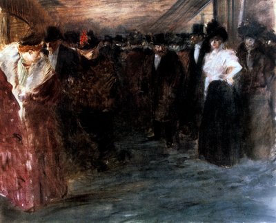 Zeneterem, 1895-1896 alkotó: Jean Louis Forain