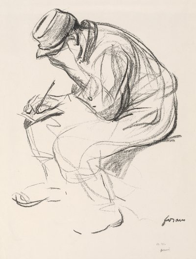Hadifogoly levelet ír. alkotó: Jean Louis Forain