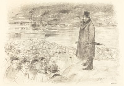 Egy sztrájk jelenete (harmadik lemez) alkotó: Jean Louis Forain