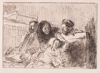 Tanúk a tárgyaláson alkotó: Jean-Louis Forain