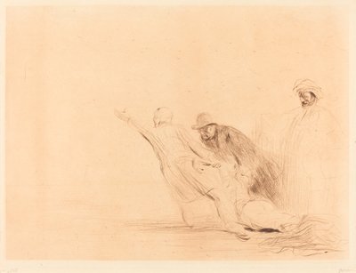 A házasságtörőnő (harmadik tányér alkotó: Jean Louis Forain