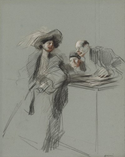 Az ügyfél alkotó: Jean-Louis Forain