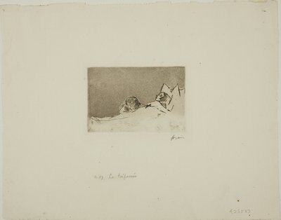 Das tote Mädchen von Jean-Louis Forain