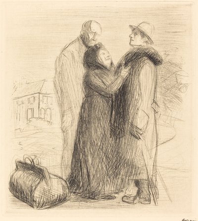 A tékozló fiú távozása (első lemez, függőleges) alkotó: Jean Louis Forain