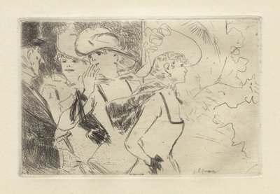 A Folies-Bergere, c. 1880-86. alkotó: Jean Louis Forain