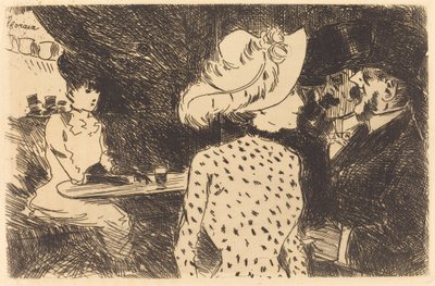 A Folies Bergere (elutasított tányér, második tányér) alkotó: Jean Louis Forain