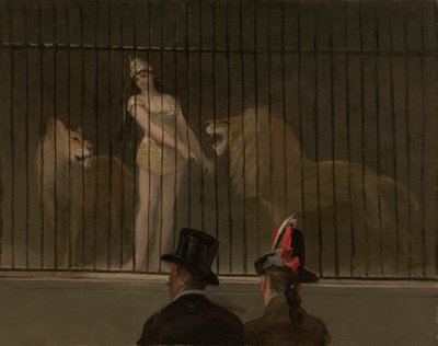 Az Oroszlánszelídítő alkotó: Jean-Louis Forain
