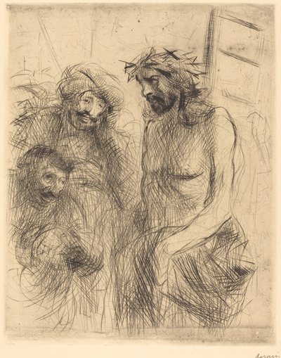 Krisztus kigúnyolása alkotó: Jean Louis Forain