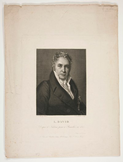 Jacques Louis David portréja alkotó: Jean Louis Potrelle