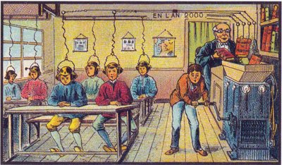 Iskolában. Az év látomásai 2000, 1899 című sorozatból alkotó: Jean Marc Côté