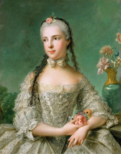 Rokokó: Izabella pármai hercegnő (1741-1763), Nattier osztrák főhercegnő portréja, Jean-Marc (1685-1766) alkotó: Jean Marc Nattier