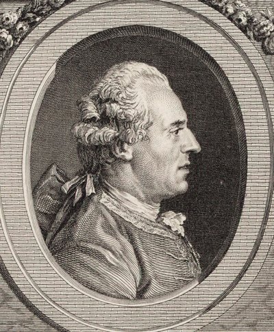 Jean Joseph Cassanéa de Mondonville hegedűművész és zeneszerző portréja 1711-1772. alkotó: Jean Marie Delatre