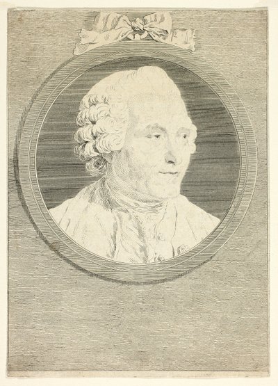 Hubert Gravelot portréja alkotó: Jean Massard
