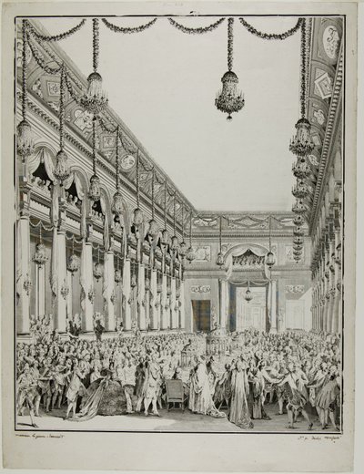 Királyi lakoma alkotó: Jean Michel Moreau