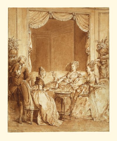 "Ne félj, jó barátom" alkotó: Jean Michel Moreau le Jeune