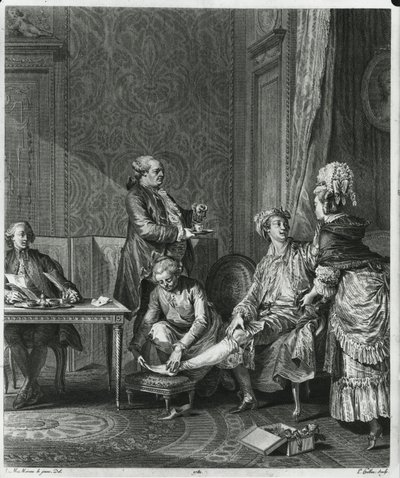 A töltés, Louis Michel Halbou (1730-1809 körül) metszet, 1781 alkotó: Jean Michel the Younger Moreau
