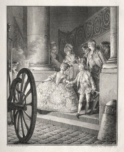 Bretonne maradéka: A kis keresztszülők, 1777. alkotó: Jean Michel the Younger Moreau