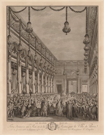 A királyi bankett alkotó: Jean Michel the Younger Moreau