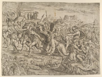 Kereszthordozás, 1544. alkotó: Jean Mignon