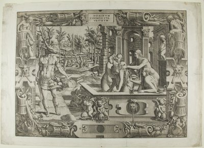 Diana és Actaeon (Akteon metamorfózisa) alkotó: Jean Mignon