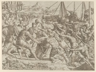 Heléna elrablása, 1535-55. alkotó: Jean Mignon