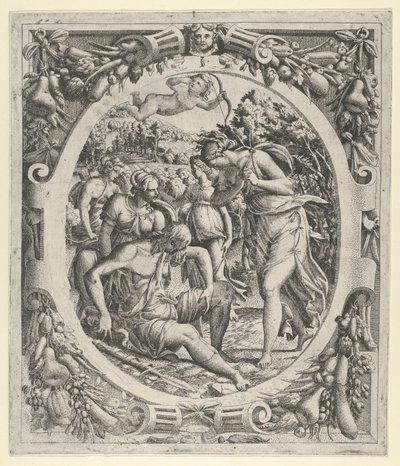 Adonis halála, 1535-55. alkotó: Jean Mignon