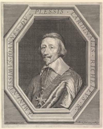 de Richelieu bíboros. alkotó: Jean Morin