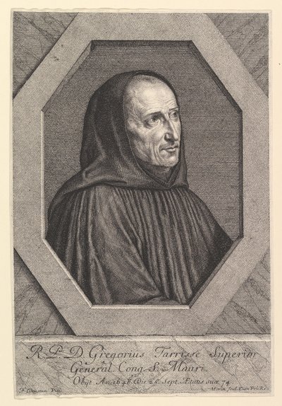 Dom Grégoire Tarrisse, a Saint-Maur Kongregáció általános főnöke alkotó: Jean Morin